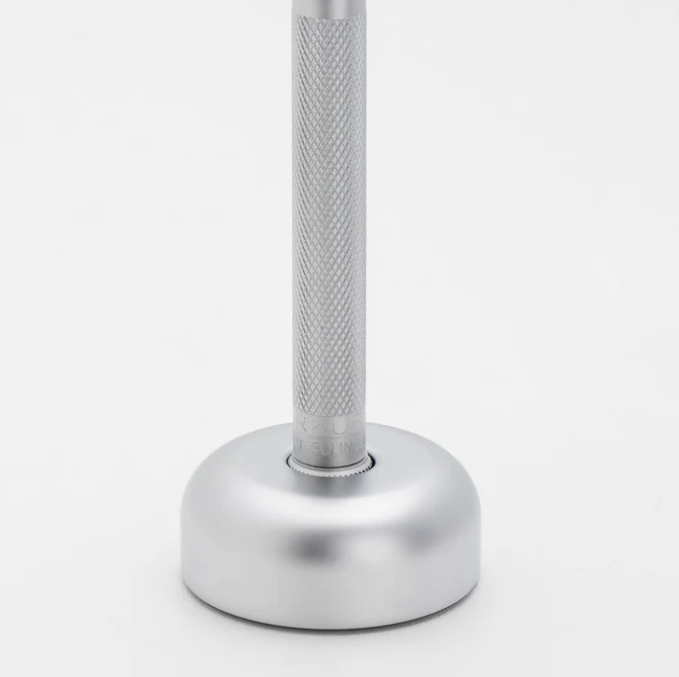Merkur 2-Piece Safety Razor and Stand Set (Matte Chrome)