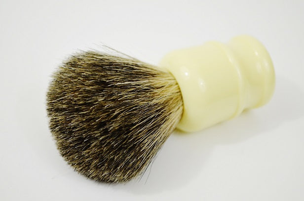 Mixed Badger Faux Ivory Shaving Brush