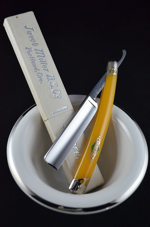 NOS Jacob Miller B.S.CO Supreme 5/8 Straight Razor | The Classic