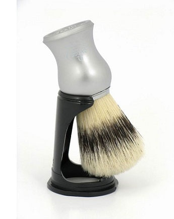 Omega Boar Bristle Shaving Brush (Satin Chrome)