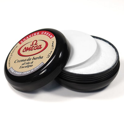 Omega Eucalyptus Shaving Soap in Bowl