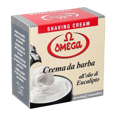 Omega Eucalyptus Shaving Soap in Bowl