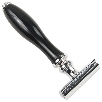 Three Piece Safety Razor Parker 111B Black 3-Piece Safety Razor - The Classic Edge Shaving Store