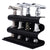 Parker Deluxe Black Safety Razor Stand, Holds 4 Razors