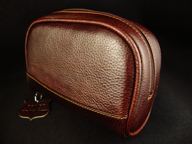 Parker Deluxe Leather Small Toiletry Bag