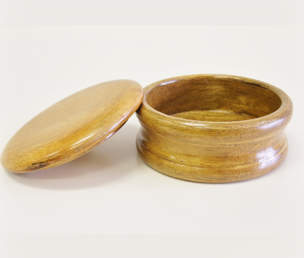 Parker Honey Mango Wood Shaving Bowl w/lid