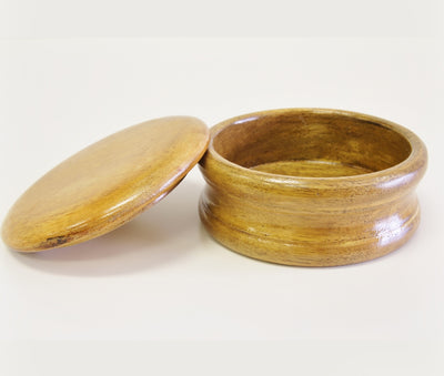 Parker Honey Mango Wood Shaving Bowl w/lid