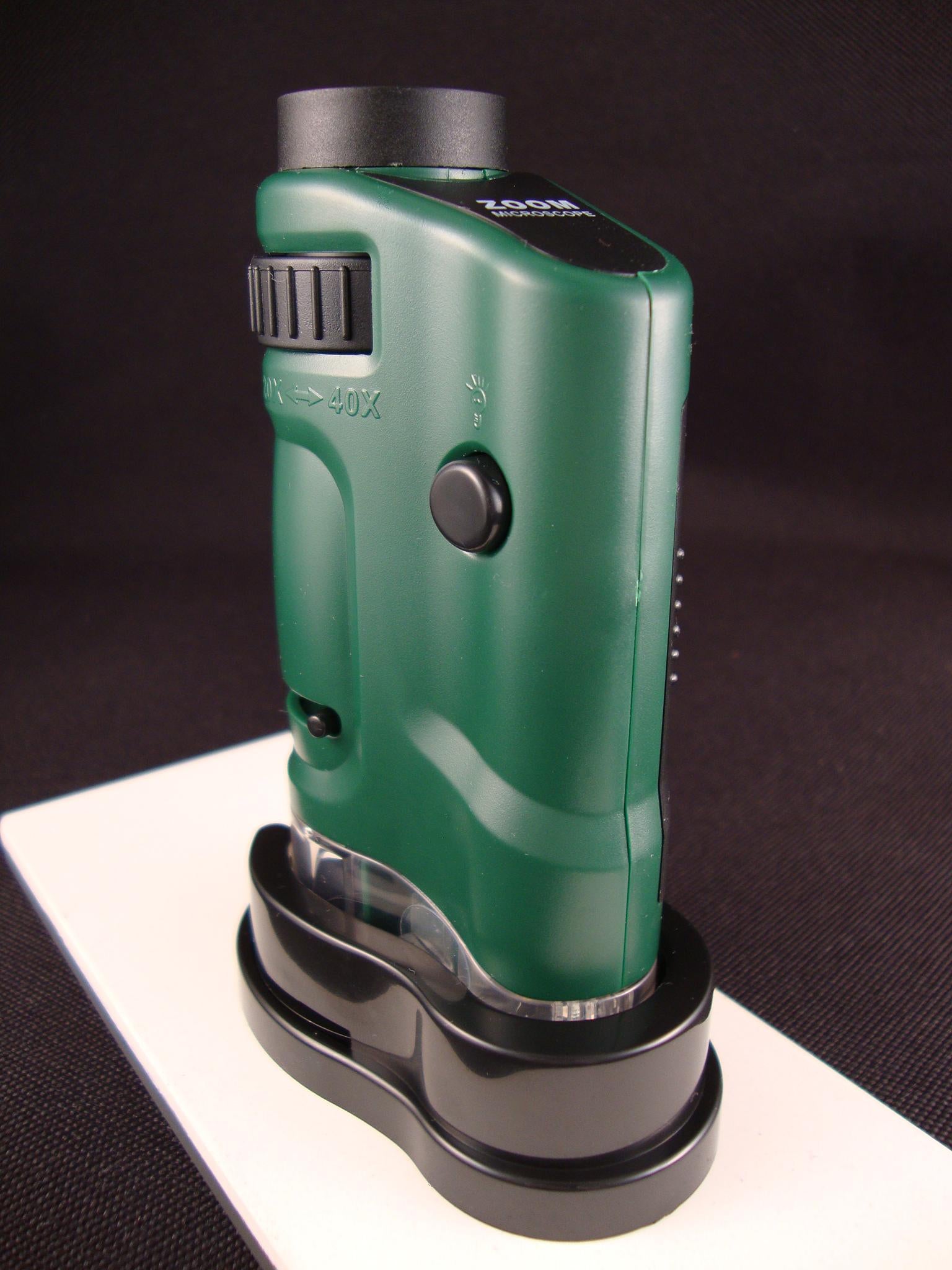 Pocket Microscope 20x to 40x w/ LED Light - The Classic Edge Shaving Store