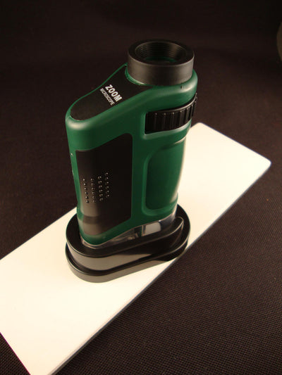 Pocket Microscope 20x to 40x w/ LED Light
