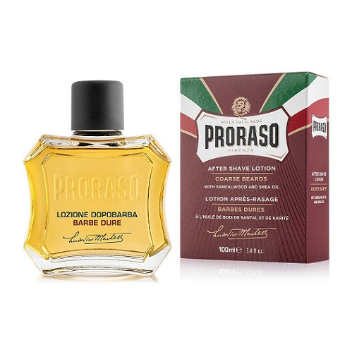 Proraso Aftershave Lotion with Sandalwood and Shea Butter