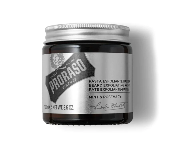 Proraso Exfoliating Beard Paste and Facial Scrub (Mint and Rosemary)
