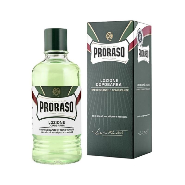 Proraso Eucalyptus and Menthol Aftershave Lotion, Barbershop Size