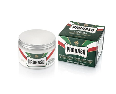 Proraso Pre-Post Shave Cream w/Eucalyptus and Menthol 300 ml (Large Size)