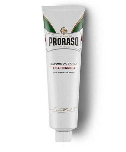 Proraso Shaving Cream in Tube w/Green Tea & Oatmeal for Sensitive Skin