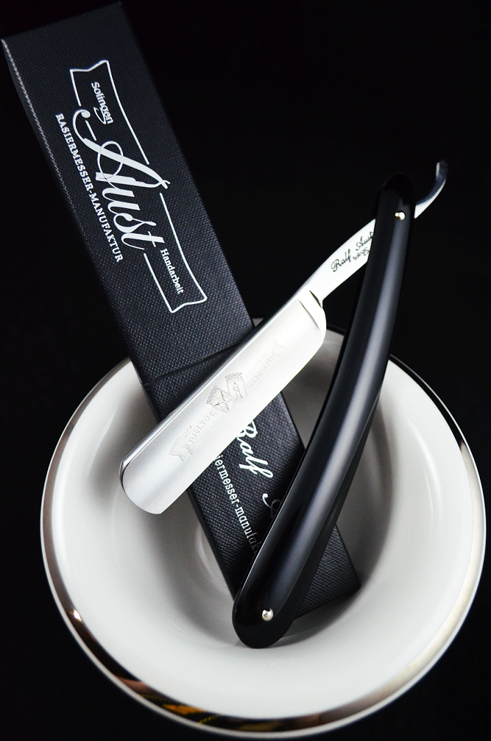 Ralf Aust 5/8 Round Point Straight Razor and Strop Set - The Classic ...