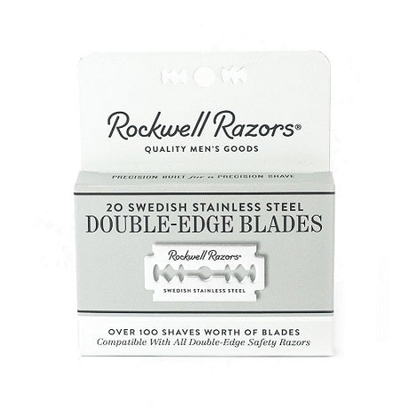 Rockwell Razors Double Edge Blades - Package of 20 Blades