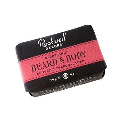 Rockwell Razors Beard and Body Charcoal Soap Barbershop Scent