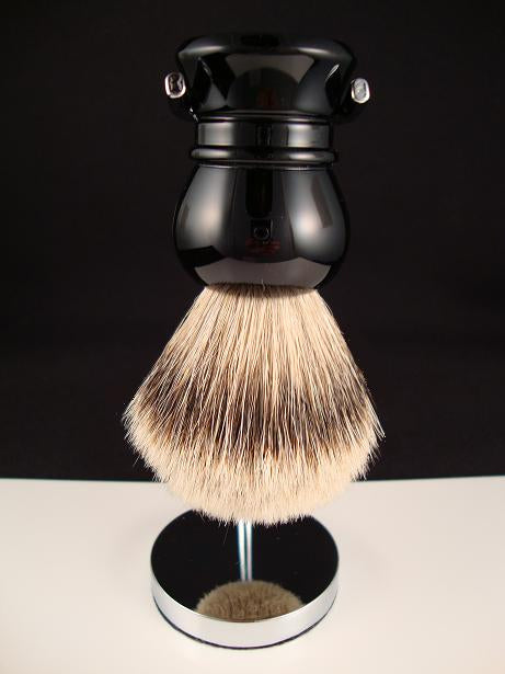 Shaving Brush Stand - Nickel Plated