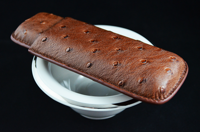 Sikarlan Two-Cigar Brown Leather Case