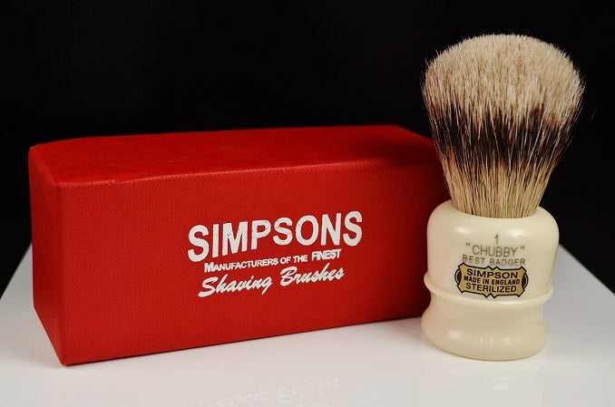 Simpsons Chubby CH1 Best Badger Shaving Brush