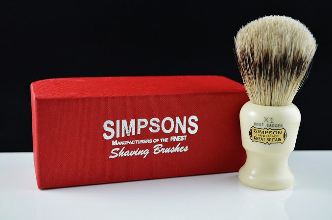 Simpsons Commodore X1 Best Badger Shaving Brush
