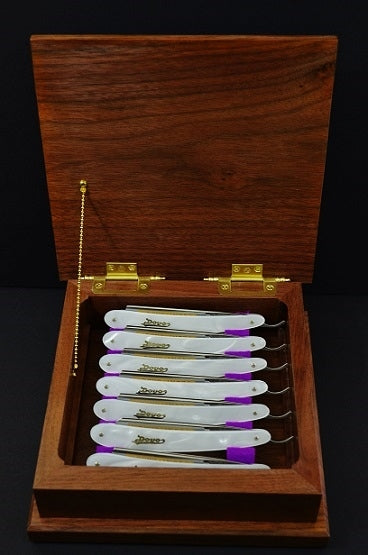 Handmade 7 Day Straight Razor Box - The Classic Edge Shaving Store
