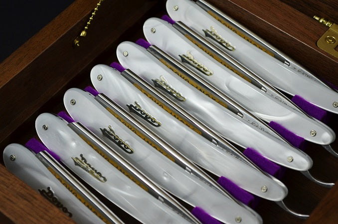 Handmade 7 Day Straight Razor Box - The Classic Edge Shaving Store