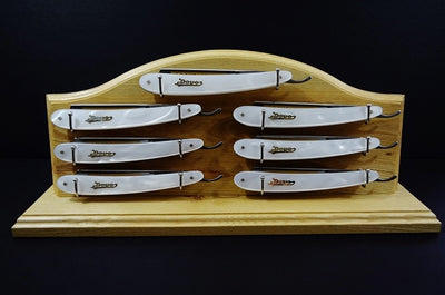 7 Day Straight Razor Stand from the Ashcroft Collection