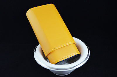 Yellow Cigar Case