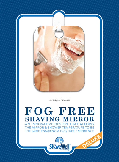 The Shave Well Company Fog Free Shaving Mirror Deluxe