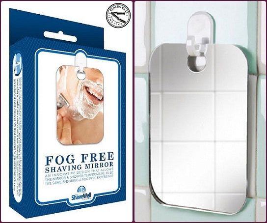The Shave Well Company Fog Free Shaving Mirror