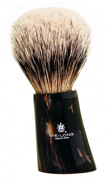 Vie-Long Silver Tip Badger Shaving Brush (Horn Handle)