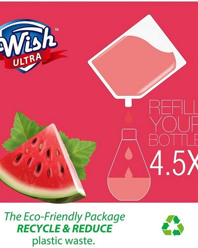 Wish Refill Pack 1 Liter Scented Hand Sanitizer–Watermelon