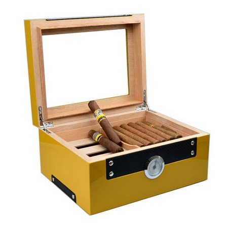 Glasstop 100 Count Cigar Humidor