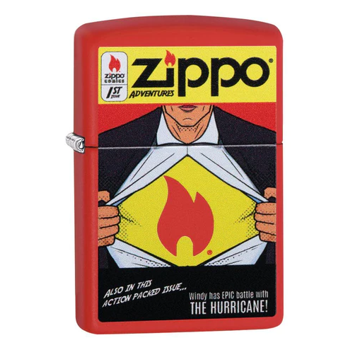 Zippo Comic Design Windproof Lighter