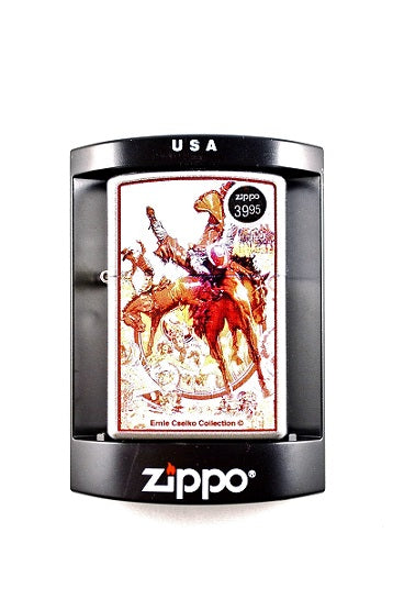 Zippo Windproof The Stampede Satin Chrome Lighter